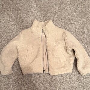 Ralph Lauren Cozy Teddy Cream Kids Jacket